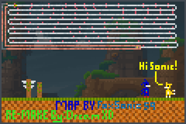 Play as sonic Pixel Art