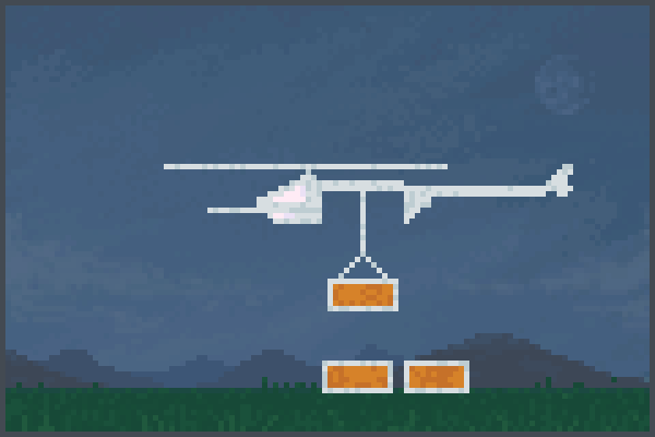 hellycopter Pixel Art