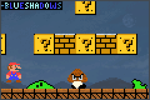 Playable mario! Pixel Art