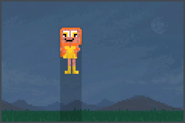 super yellow Pixel Art