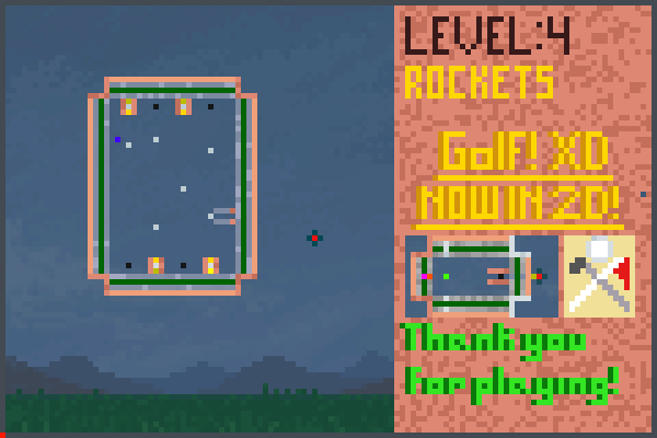 Golf! XD Lvl4 Pixel Art