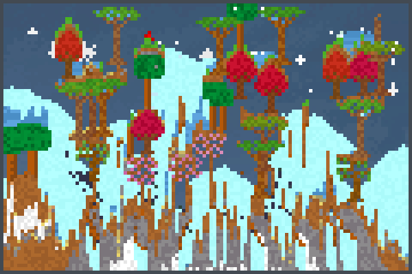  Nature view Pixel Art