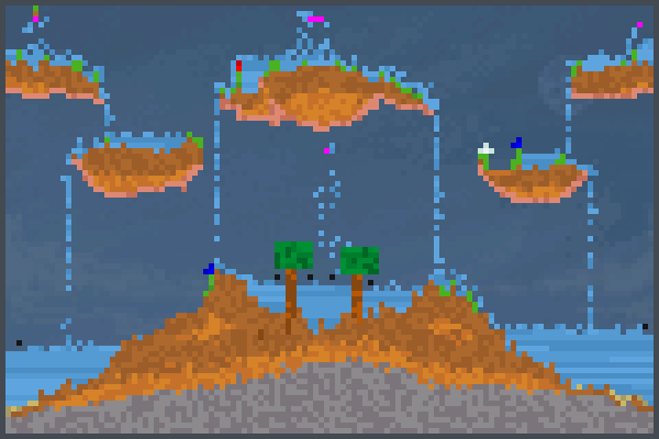 Sky Islandss Pixel Art