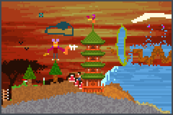 Bluthistplesay Pixel Art