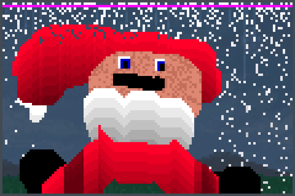 santa clau Pixel Art