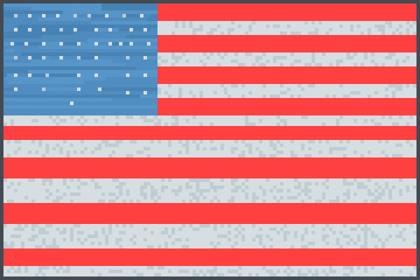 America Rocks! Pixel Art