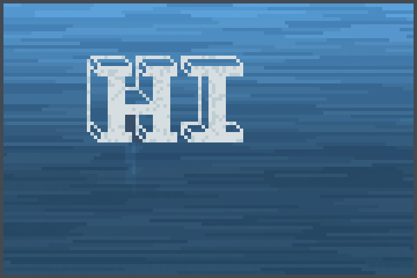 Hi And Hello Pixel Art