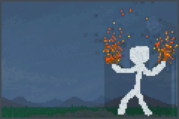 element of fire Pixel Art