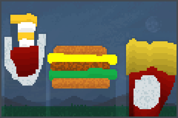 disco restraunt Pixel Art