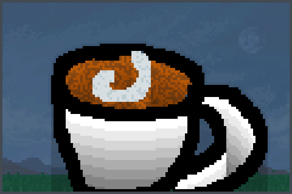 cafe coffie Pixel Art