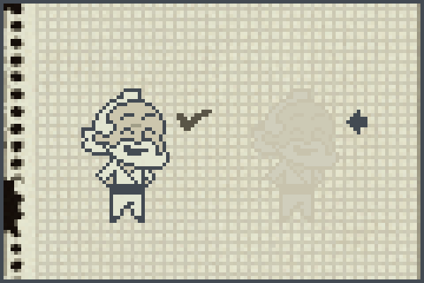 Draw the clone. Pixel Art