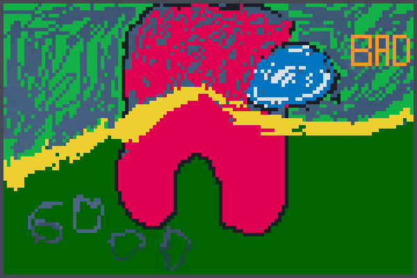 perfect amogus Pixel Art