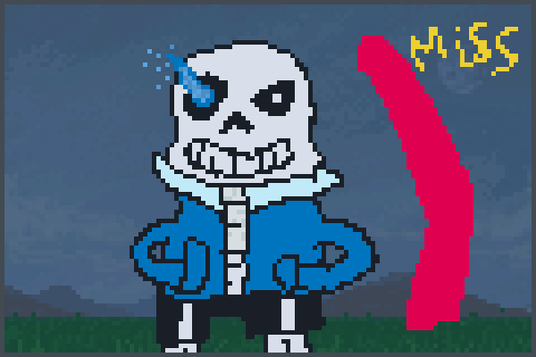 sans e e e e e Pixel Art