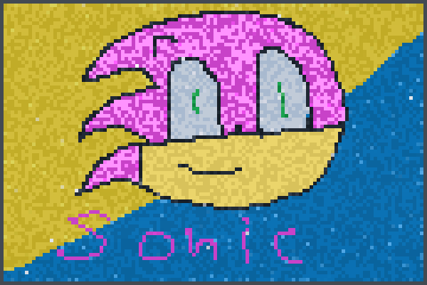 amy the hedgeho Pixel Art