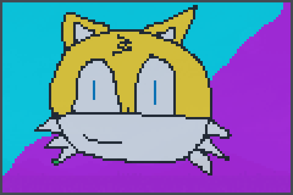 Tails The Fox a Pixel Art