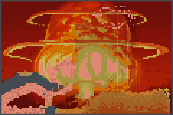 weird bunker ye Pixel Art