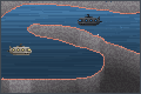 Submarine Doom1 Pixel Art