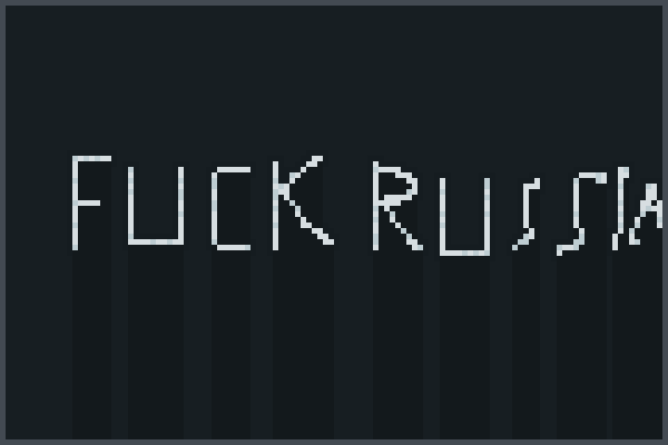 FUCK RUSSIA Pixel Art