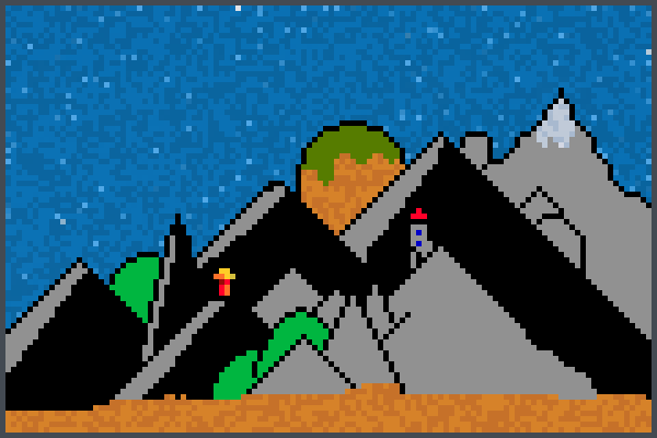 mount le. Pixel Art