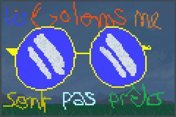 golems pas pret Pixel Art