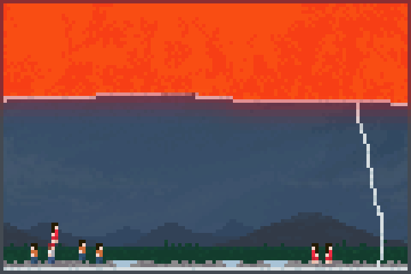 it be a lava ba Pixel Art