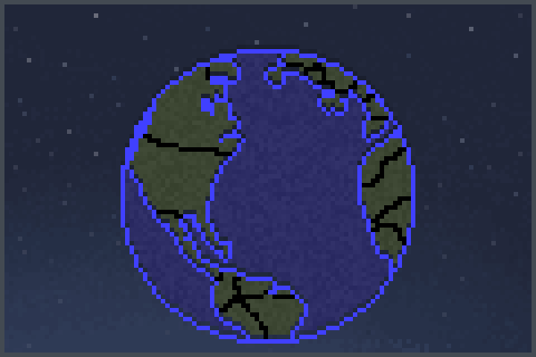 World Flag Pixel Art