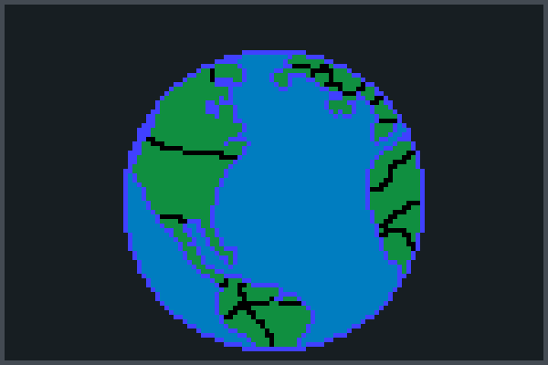 Earth Mapper 2 Pixel Art