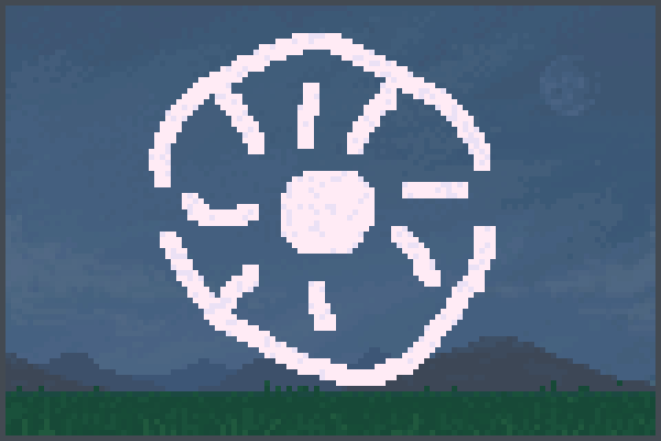 Sun White Pixel Art