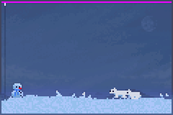 snow !) Pixel Art