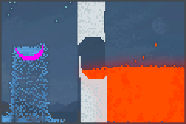 lava vs water02 Pixel Art