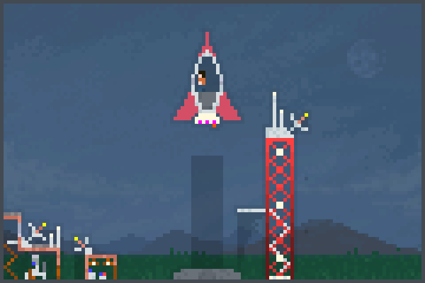  blast of space Pixel Art