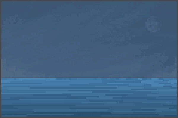 El oceano 2 Pixel Art