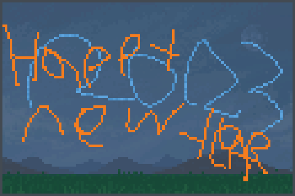 Happy 2023 Pixel Art