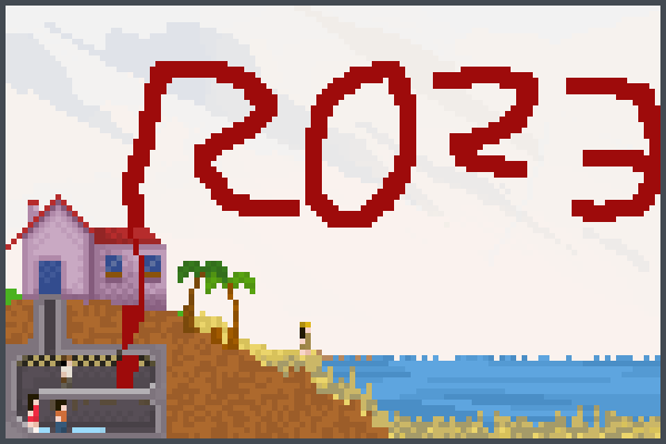 2023 Years New Pixel Art