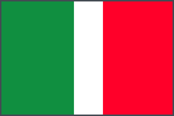 Italy Flag 001 Pixel Art