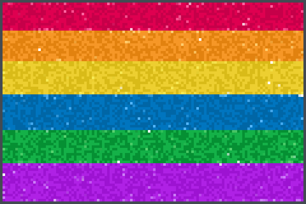 l>arc en ciel Pixel Art