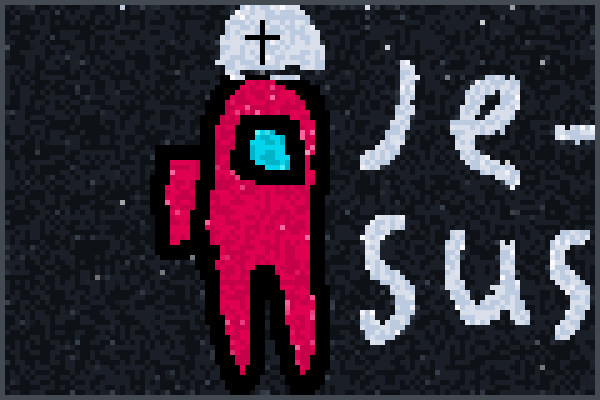 legandary jeSus Pixel Art