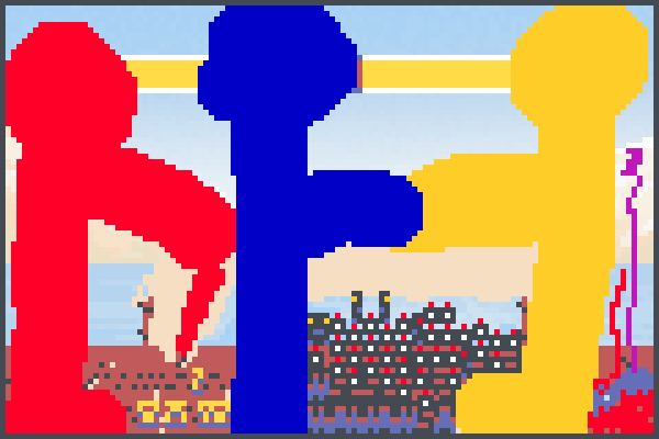 Sti300 3 Player Pixel Art