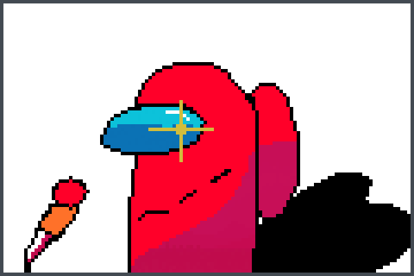 empostor butred Pixel Art