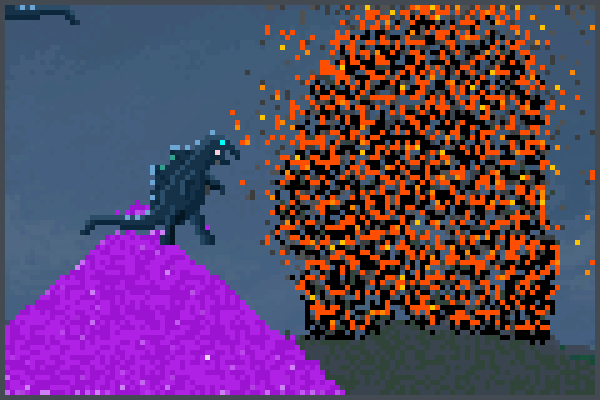  mundo ardiendo Pixel Art