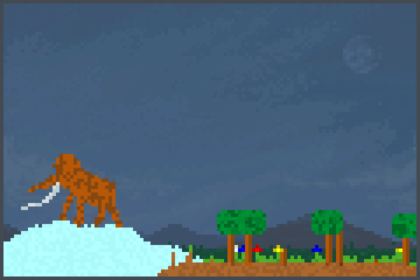 the mammoth Pixel Art