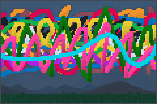 overlap Pixel Art