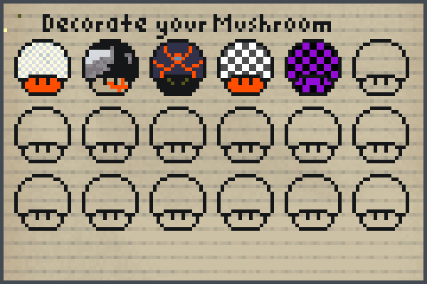 corupt shroom Pixel Art