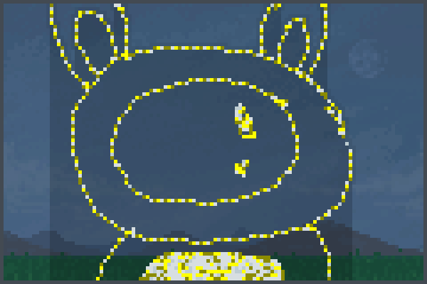 Rabbit astronat Pixel Art