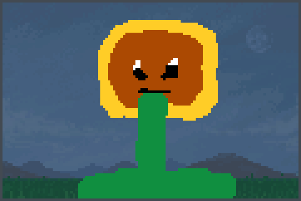 PvzSunflower Pixel Art