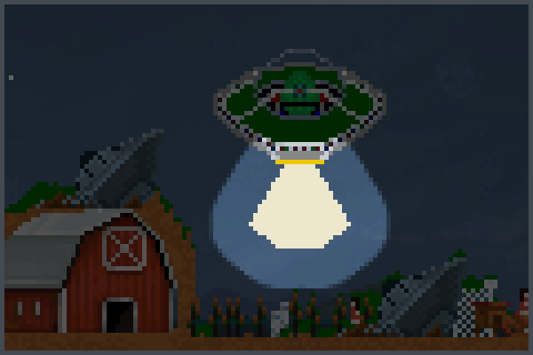 space ship cont Pixel Art