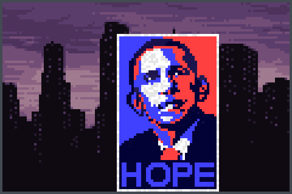 obaaamamaaaaaam Pixel Art