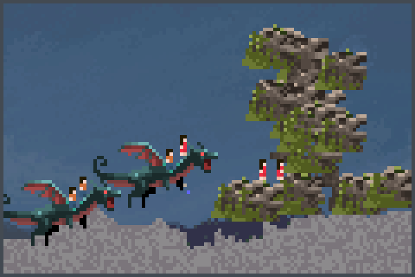 eagle,dragon Pixel Art