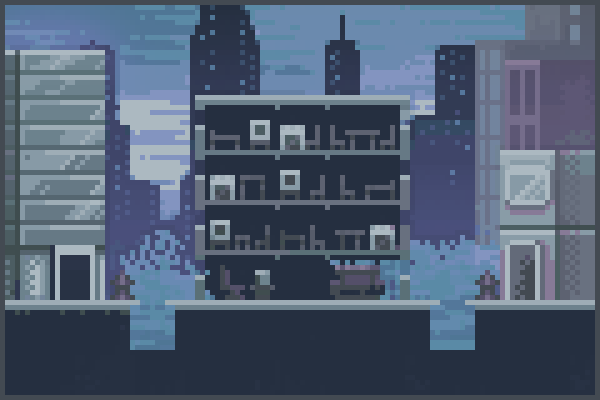 CityWater Pixel Art