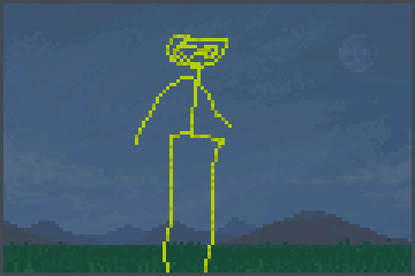 Acid Stickman Pixel Art